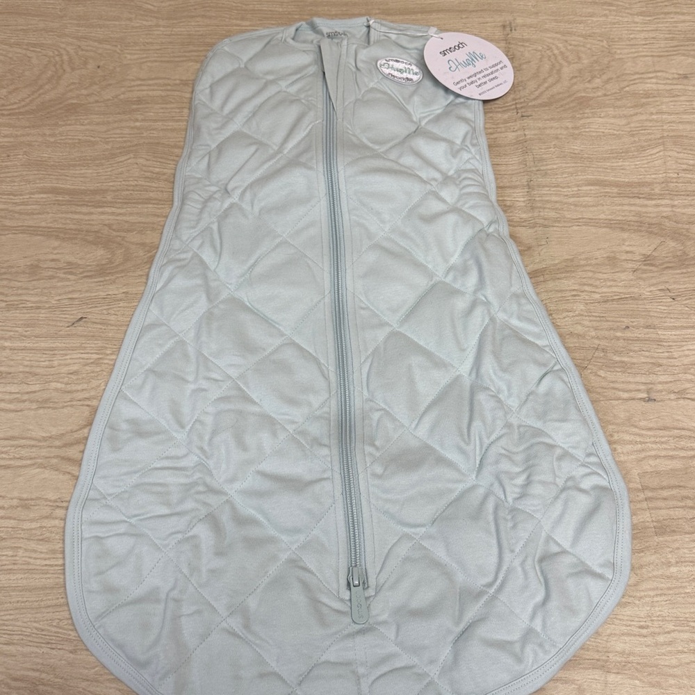 SMOOCH HUG ME GENTLY WEIGHTED SWADDLE SAGE - S